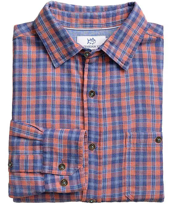 Diamond Cove Heather Sportshirt  (Heather Coral Beach)