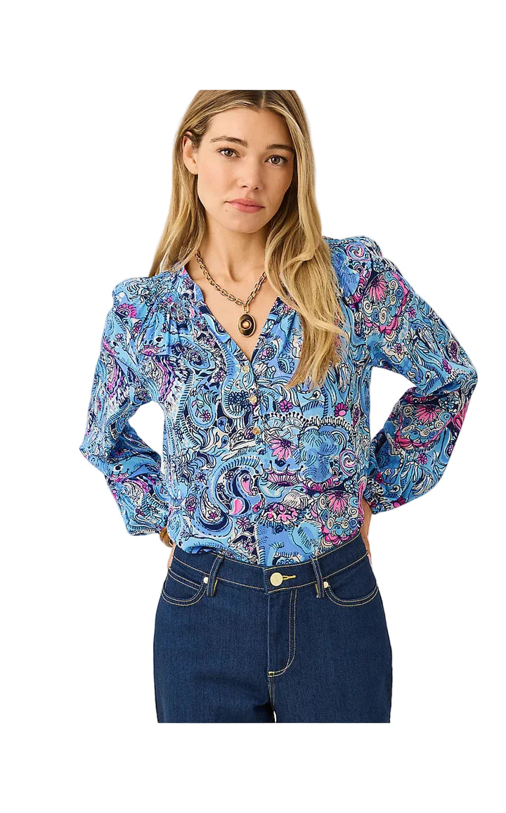 Elsa Top (Multi Paisley Parade)