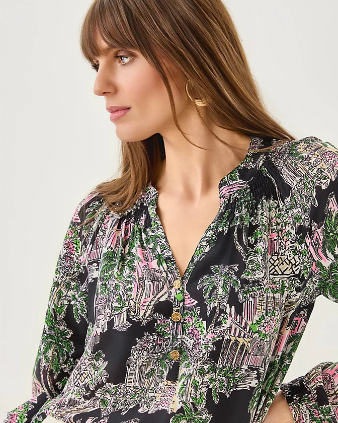 Elsa Top (Onyx Pb Anniversary Toile)
