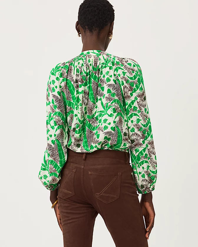 Elsa Top (Vanilla Spice Hide and Leaf)