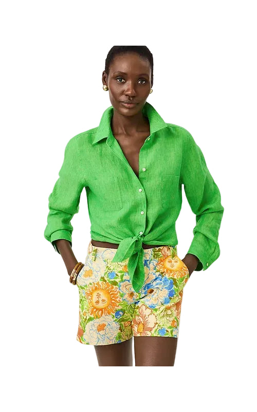 Sea View Button Down (Ivy Green X Chateau Green)