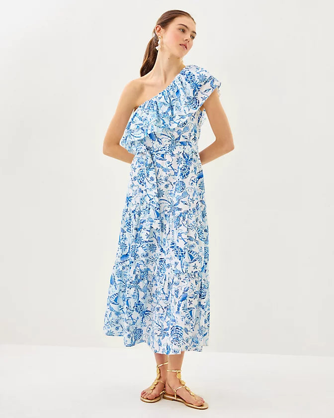 Mayella Midi Dress (Barefoot Beachcombers)
