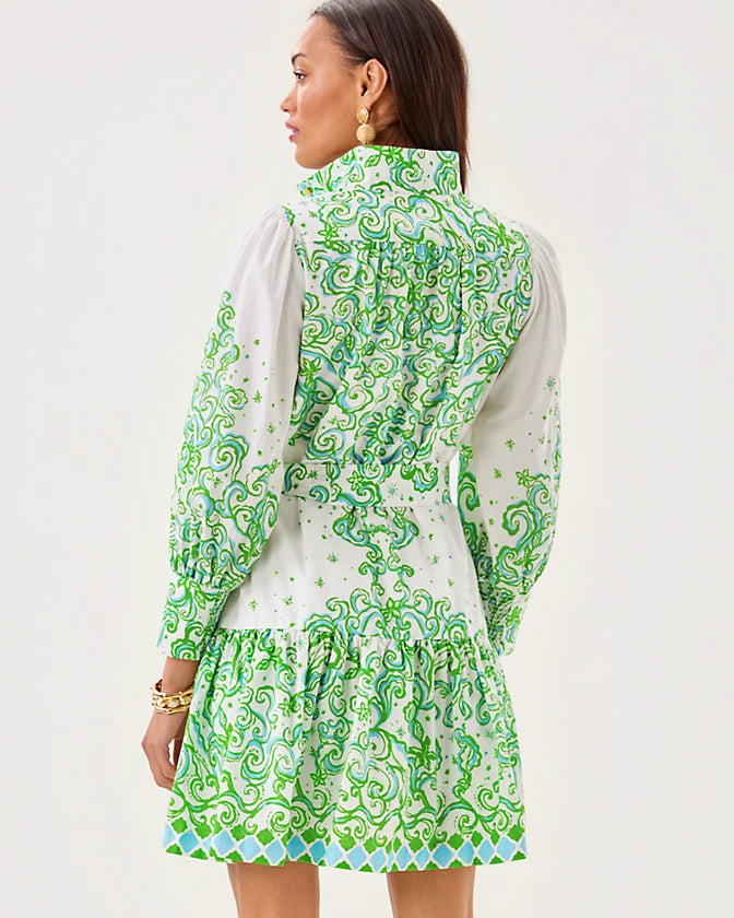 Drena Dress (Resort White Sol Mates)
