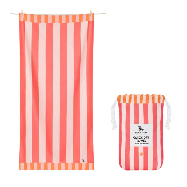 Quick Dry Towels L (Raspberry Road)