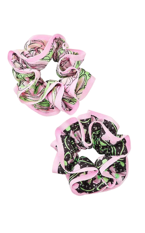 Scrunchie Set (Blushing Blooms/Estoril)