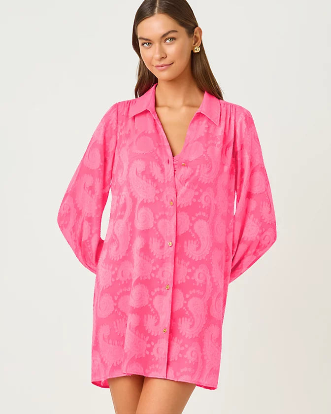 Sadira Clip Coverup (Cherry Blossom Pink Tangerine Dream)
