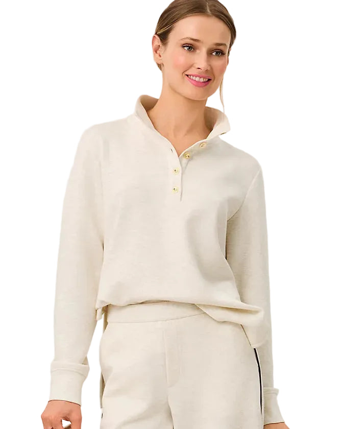 Cowie Pullover UPF 50 (Heathered Coconut)
