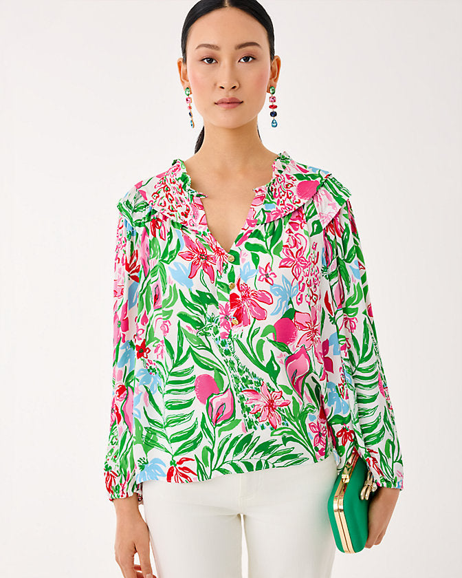 Japhia Top (Multi Glowing Gardens)