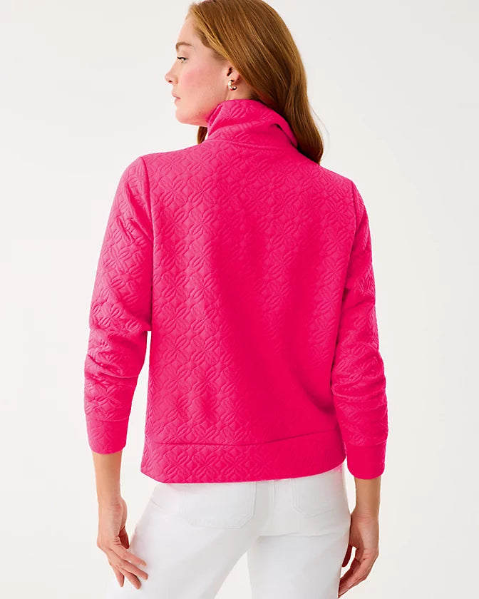 Eleni Pullover (Sunshell Pink Butterfly)