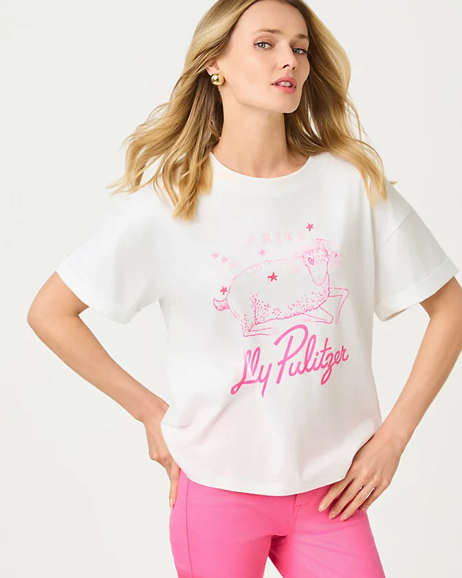 Stella Knit Top (Multi Aries Graphic)