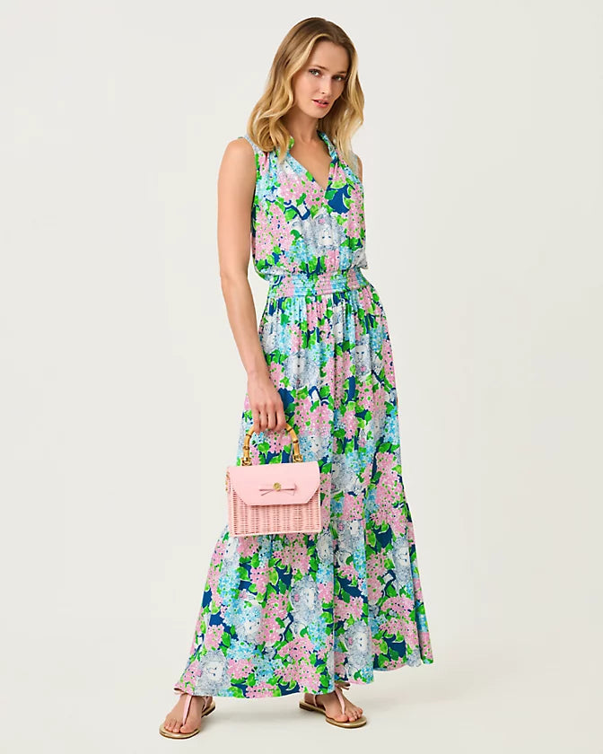 Amiria Maxi Dress (Starlight Navy Lydia The Lion)