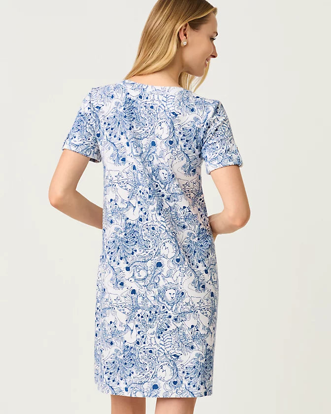 Cameron Dress (Starlight Navy Zoology)