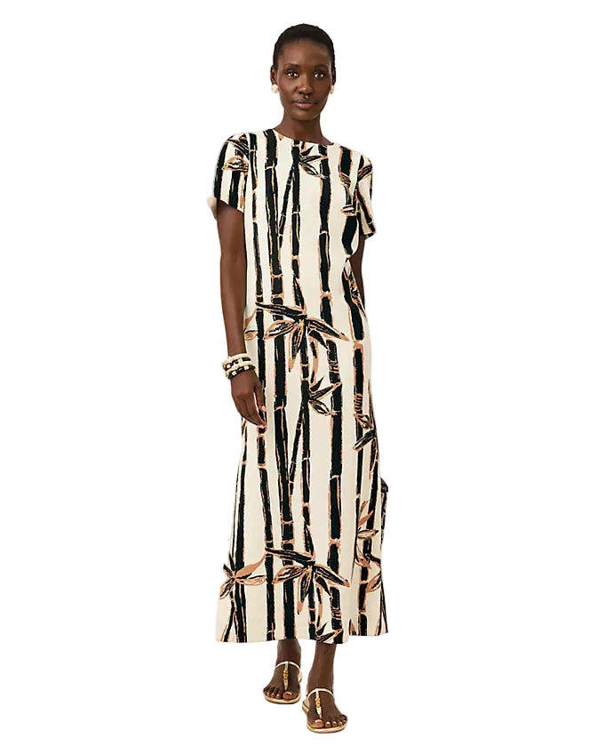 Eniid Maxi Dress (Coconut Bamboo Bliss)