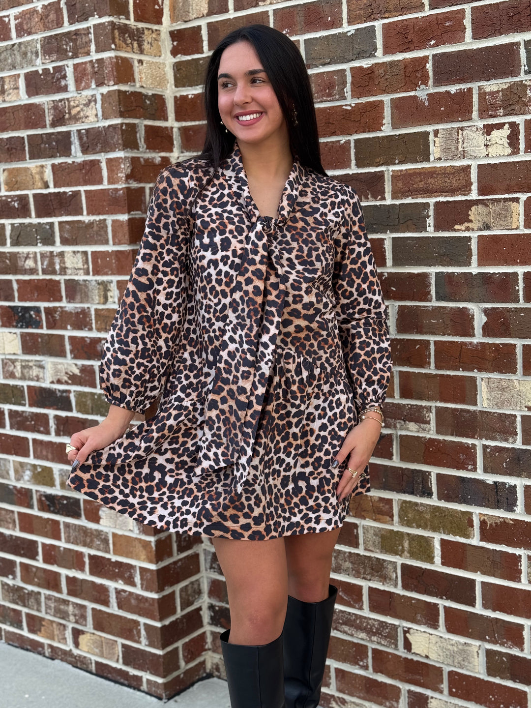 Effie Dress (Leopard)