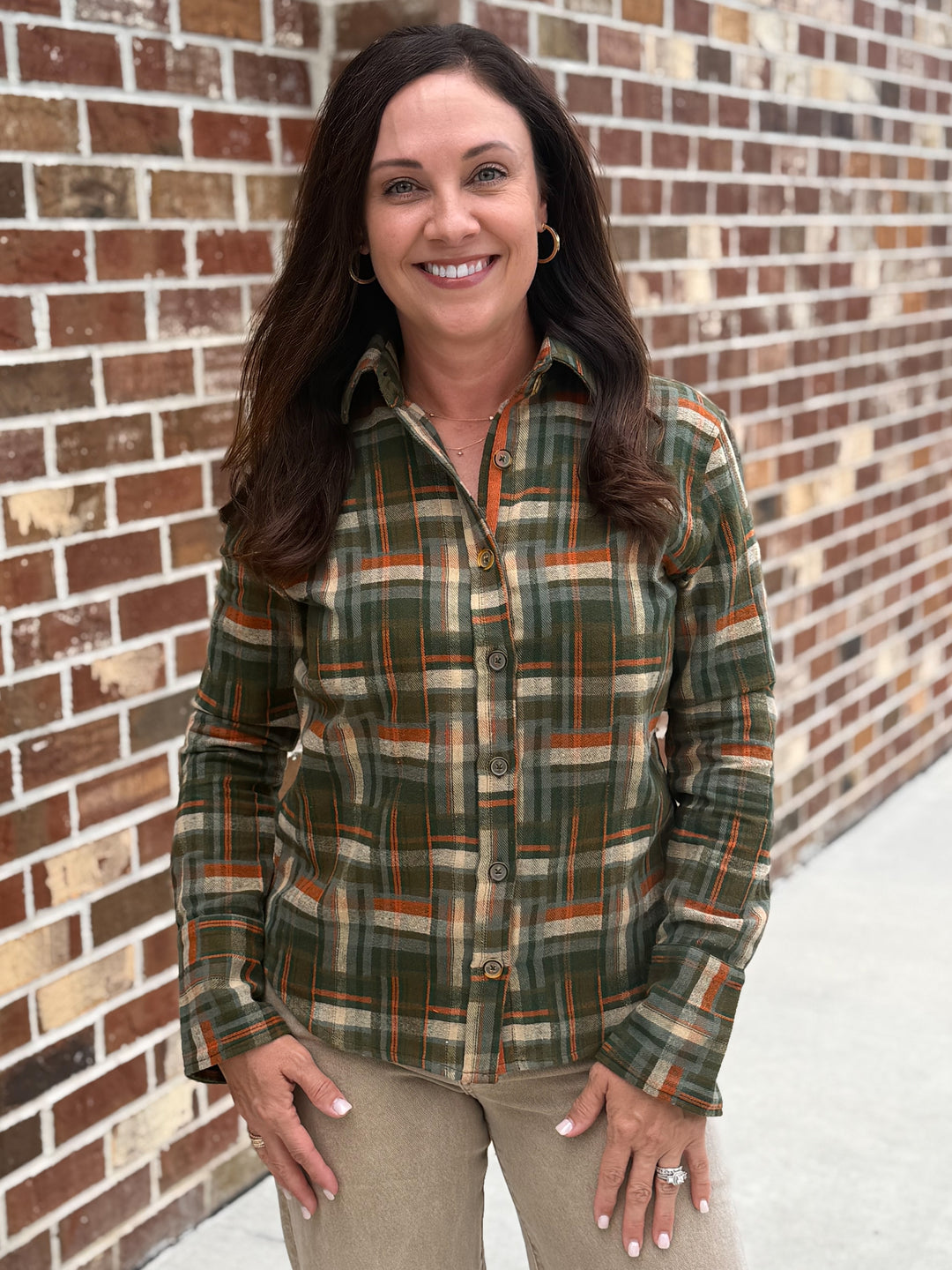 Liz Top (Field Plaid)