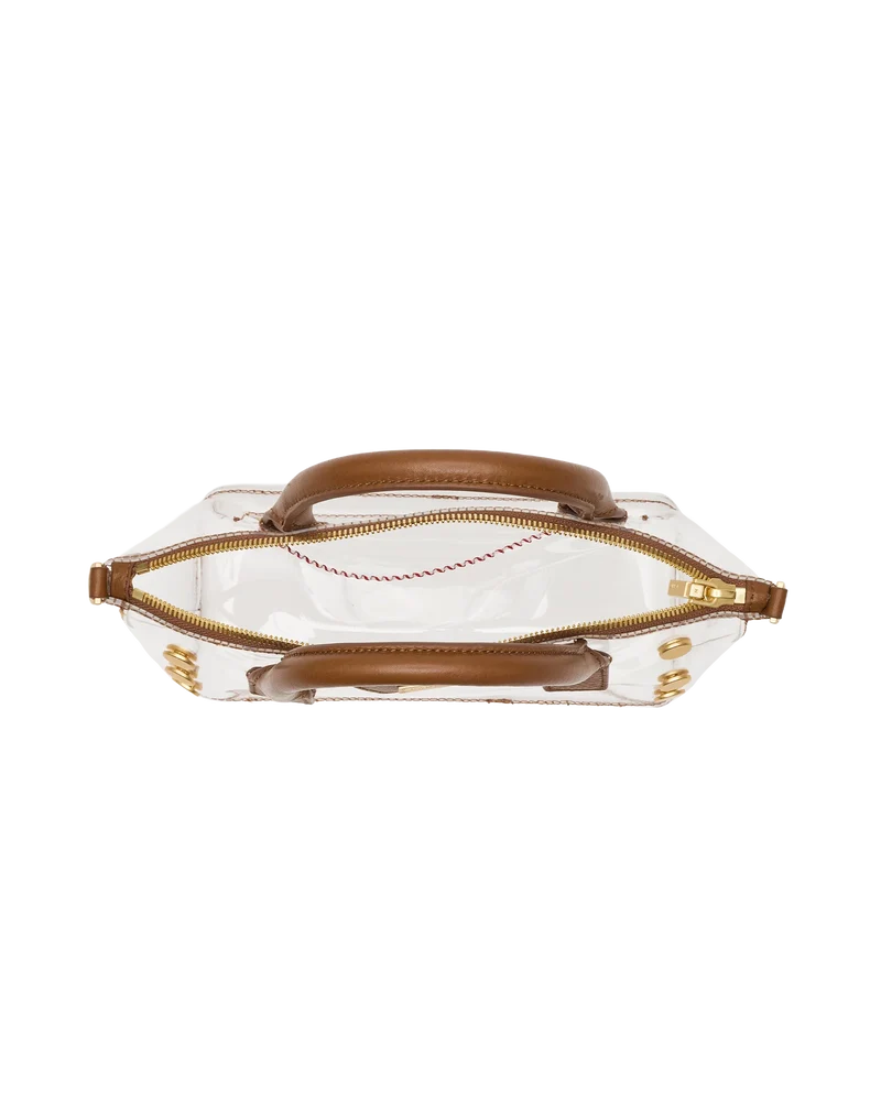 Paula Clear (Mahogany Pebble/Brushed Gold)