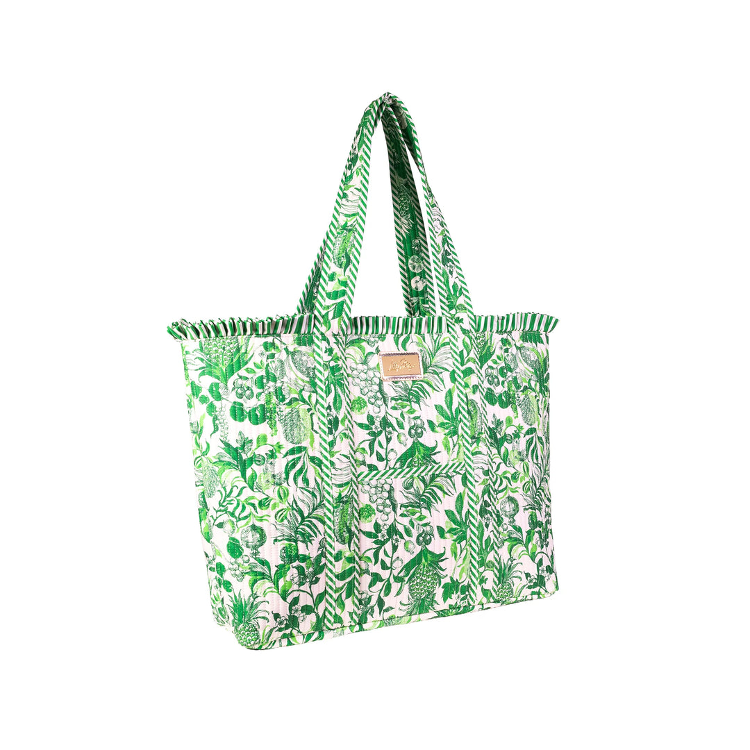 Quilted Ruffle Tote (Covent Garden)