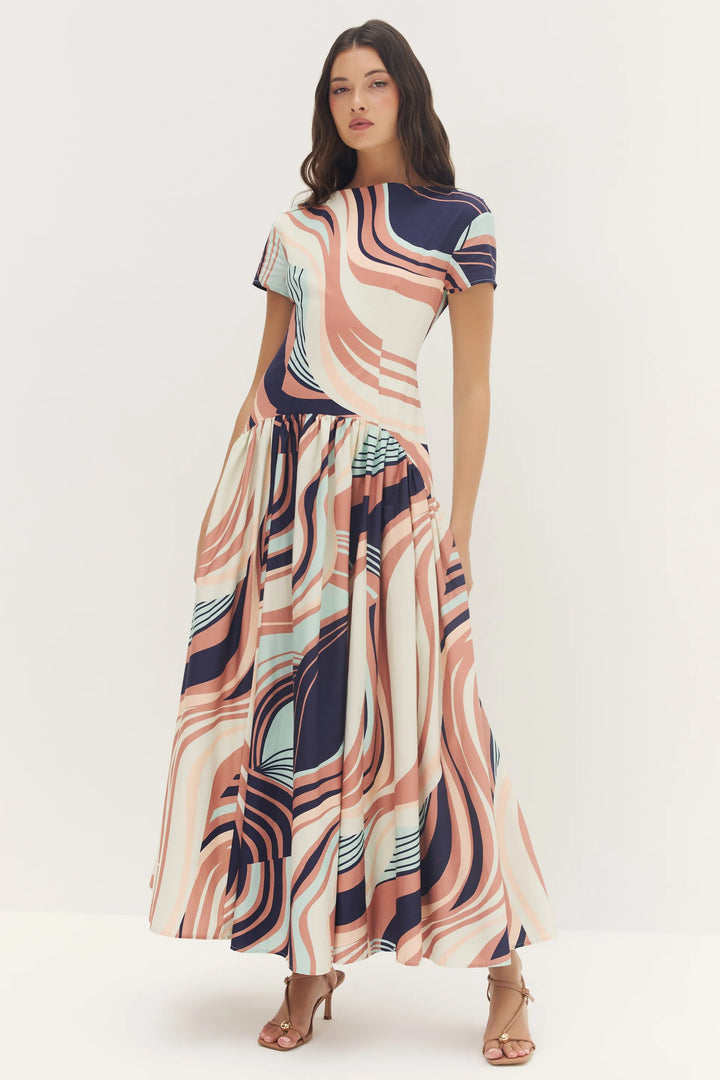 Atley Dress (Multi Organic Wavy)