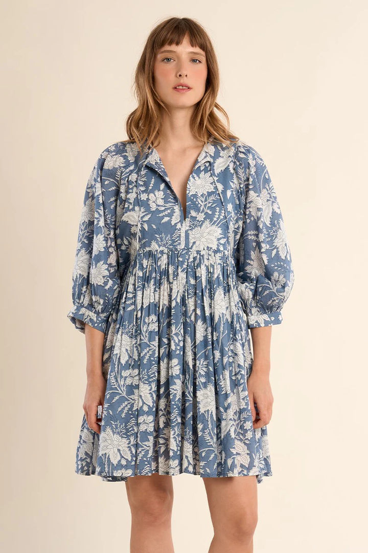 Woven Dress (Blue Diviya)
