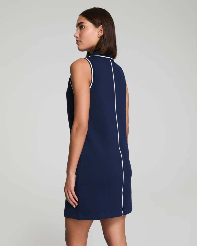 Airpique Sleeveless Polo Dress (Timeless Navy)