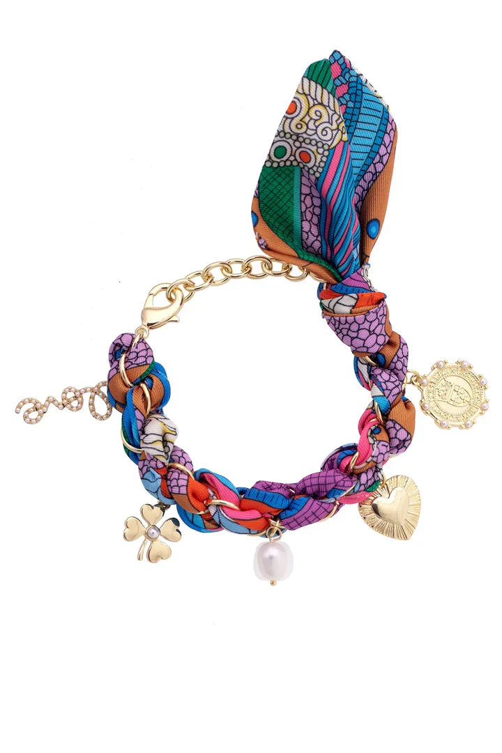 Noelle Scarf Bracelet (Multi)