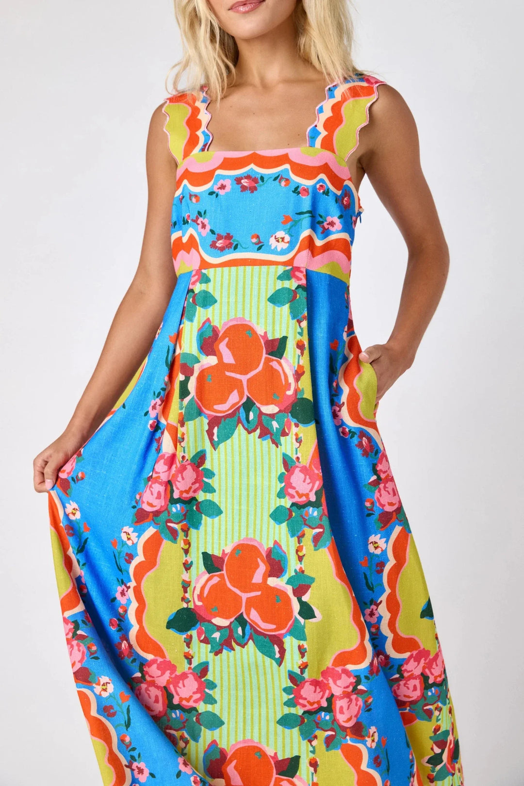 Evie Dress (Painted Petals)