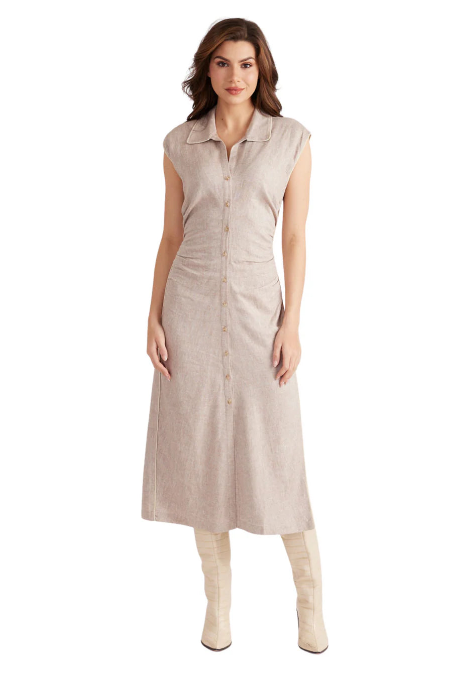 Layna Dress (Chalk)