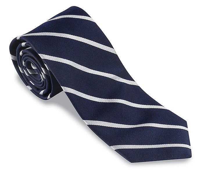 Navy Buckingham Stripe Tie
