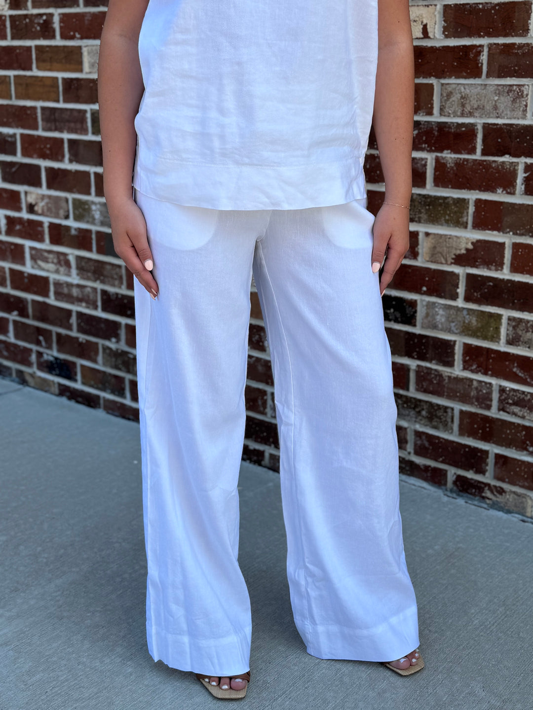 Linen Pant (White)