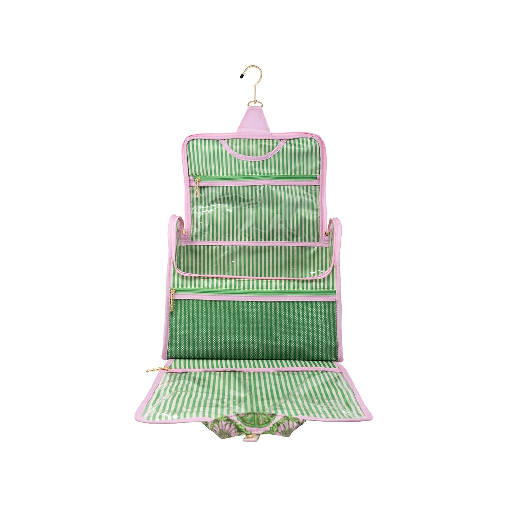 Hanging Toiletry Bag (Tropical Tiles)