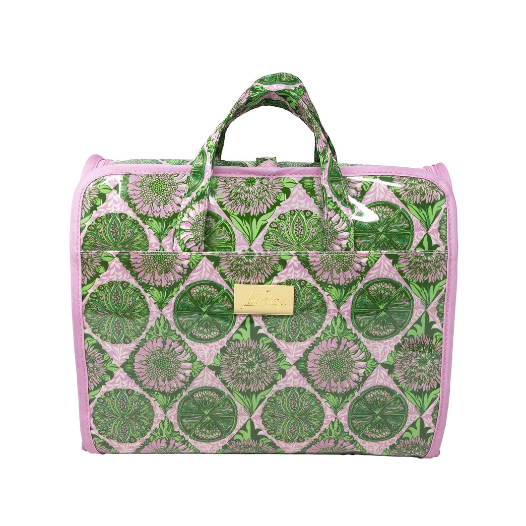 Hanging Toiletry Bag (Tropical Tiles)
