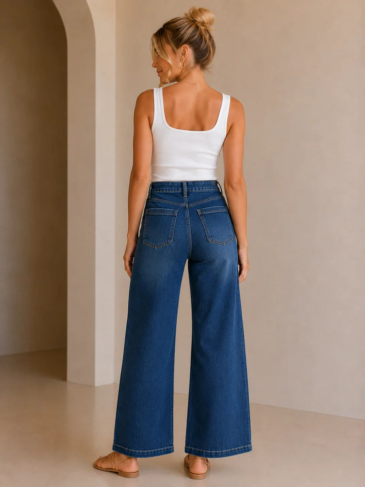 Meg High Rise Wide Leg (Cheerfully)