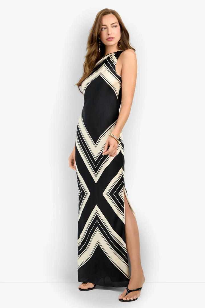 Chianti Dress (Almond/Black)