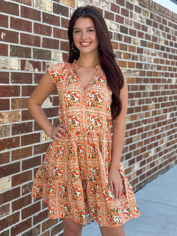 Aimee Dress (Summer Peach)