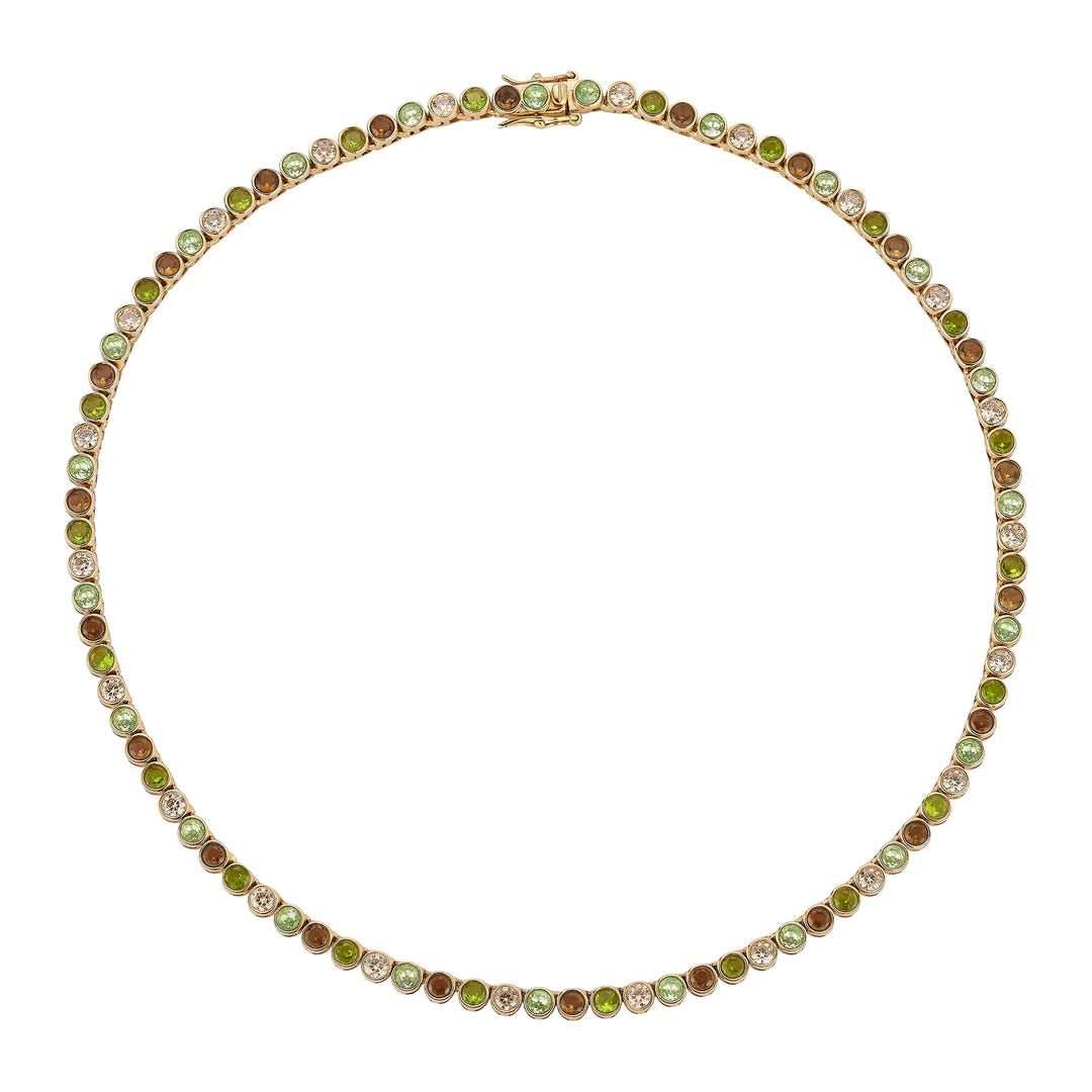 Aurelia Necklace (Brown Multi)