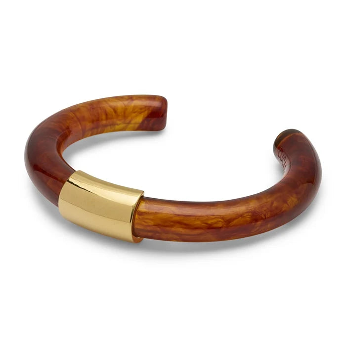 Tortoise Shell Resin Bangle