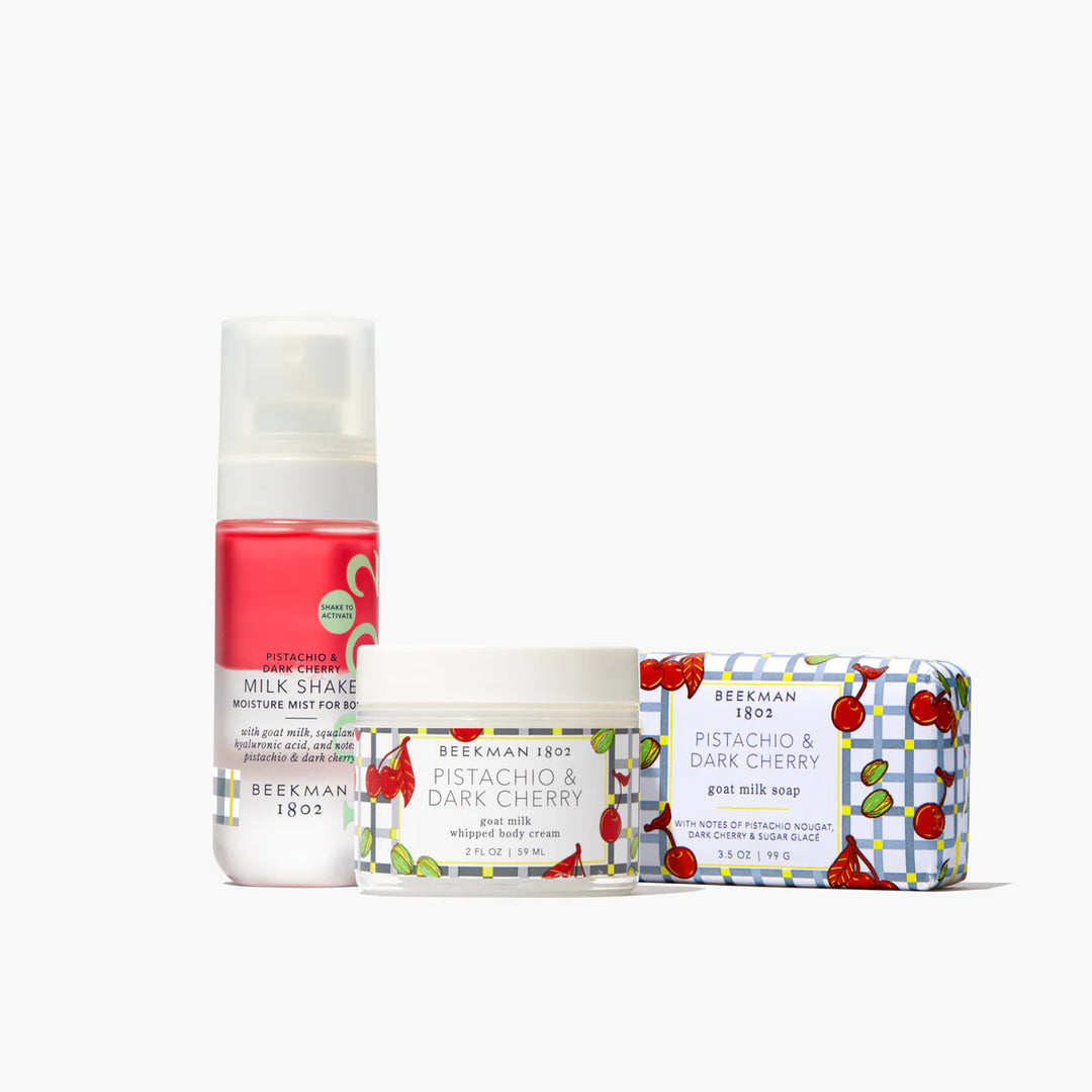 Milkshake Body Care Set (Pistachio Dark Cherry)