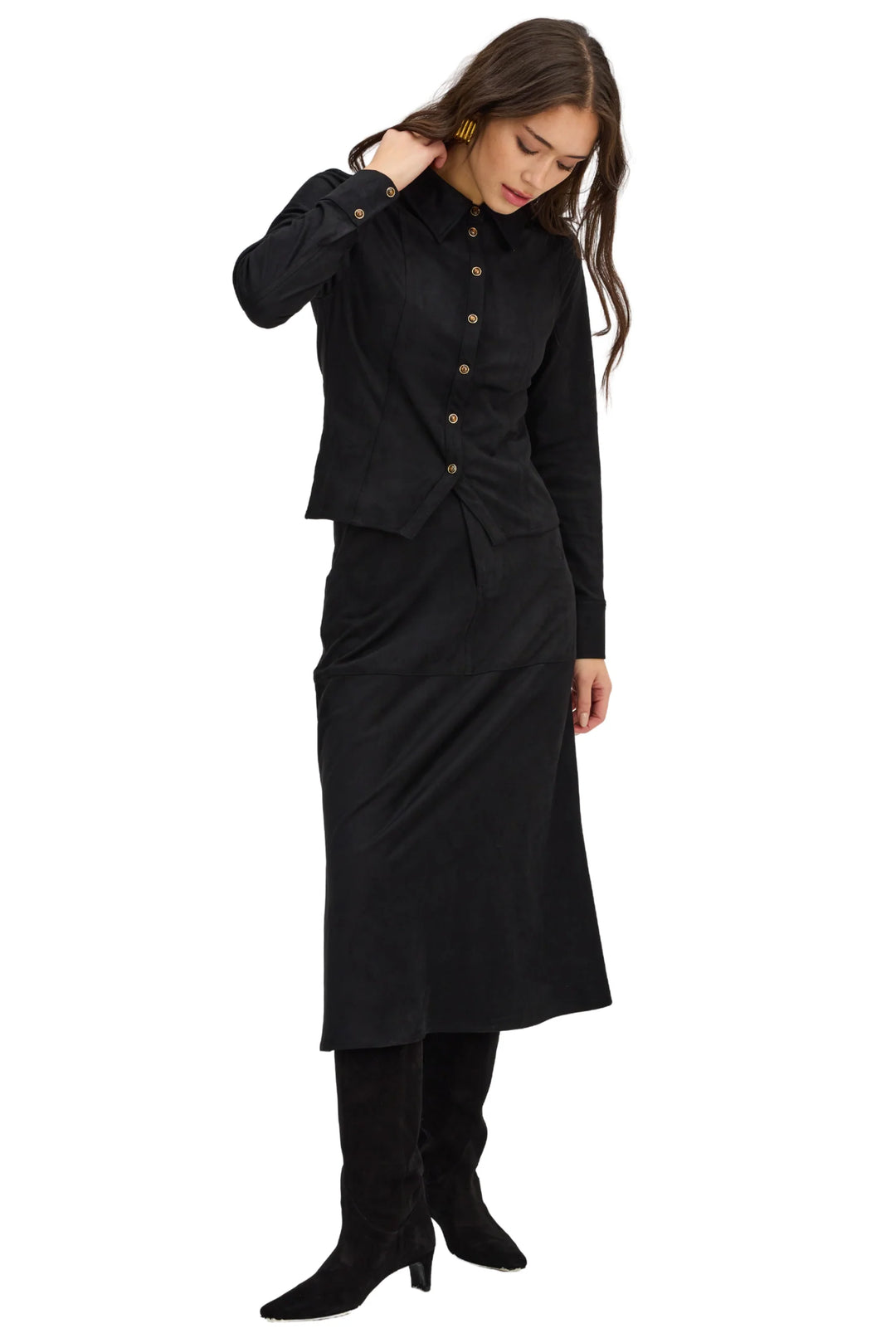 Beck Button Down (Black)