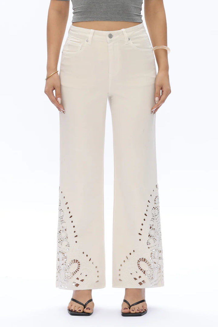 Paris High Rise Straight (Off White)