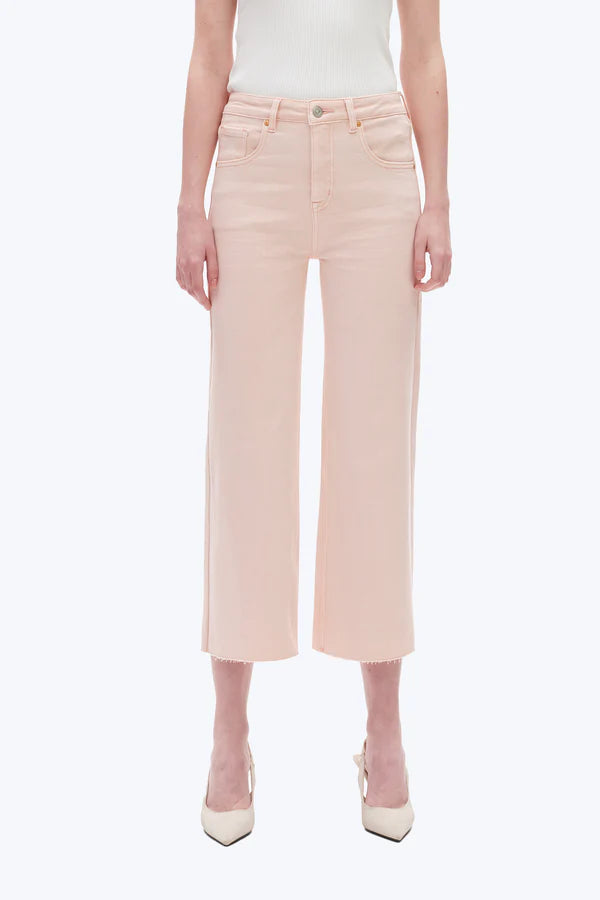 High Rise Wide Leg (Pale Dogwood)