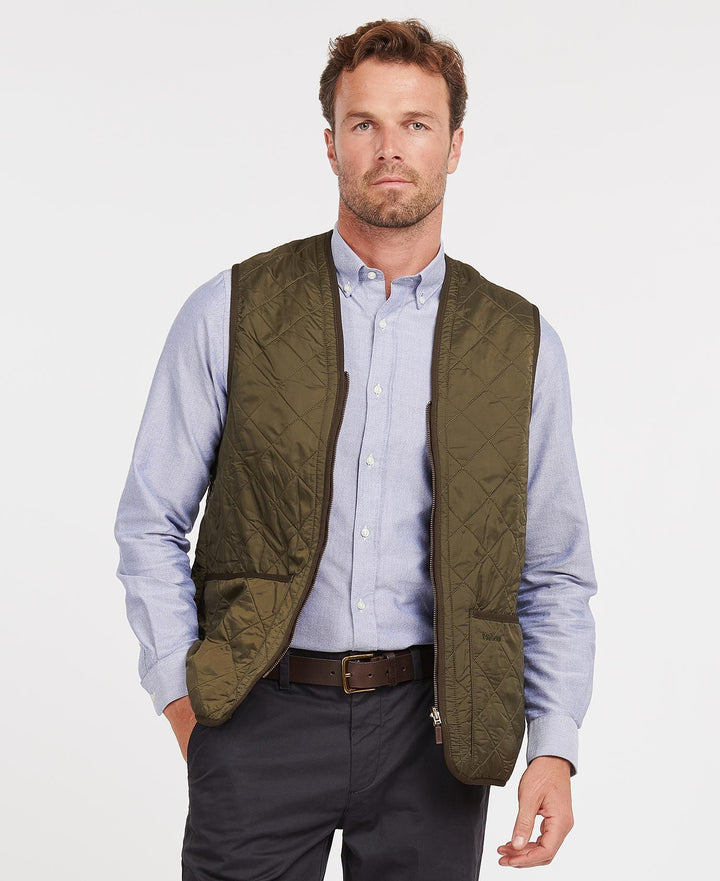 Polarquilt Waistcoat Zip In Liner (Olive)