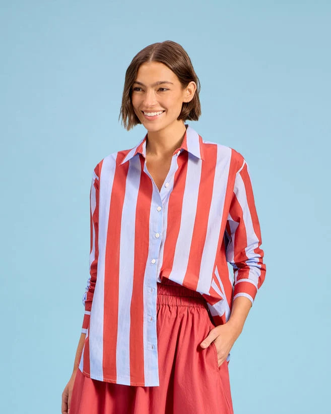 Boyfriend Shirt (Hearth Stripe)