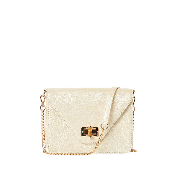 Stacey Handbag (Butter Patent Leather)
