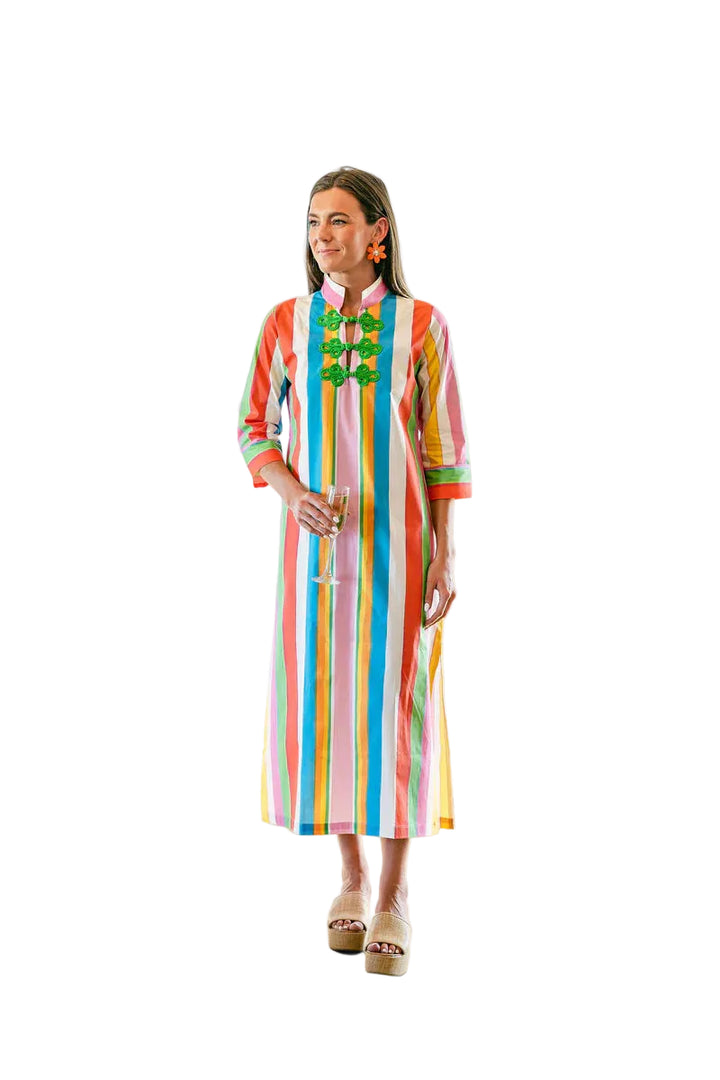 Bouvier Long Dress (Champs Stripe)