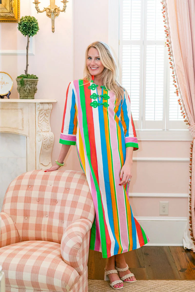 Bouvier Long Dress (Champs Stripe)