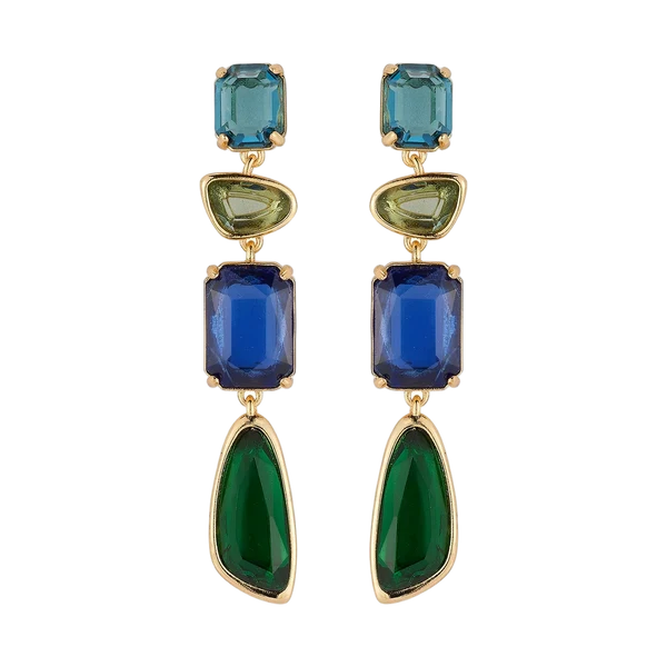 Cala Earrings (Blues)