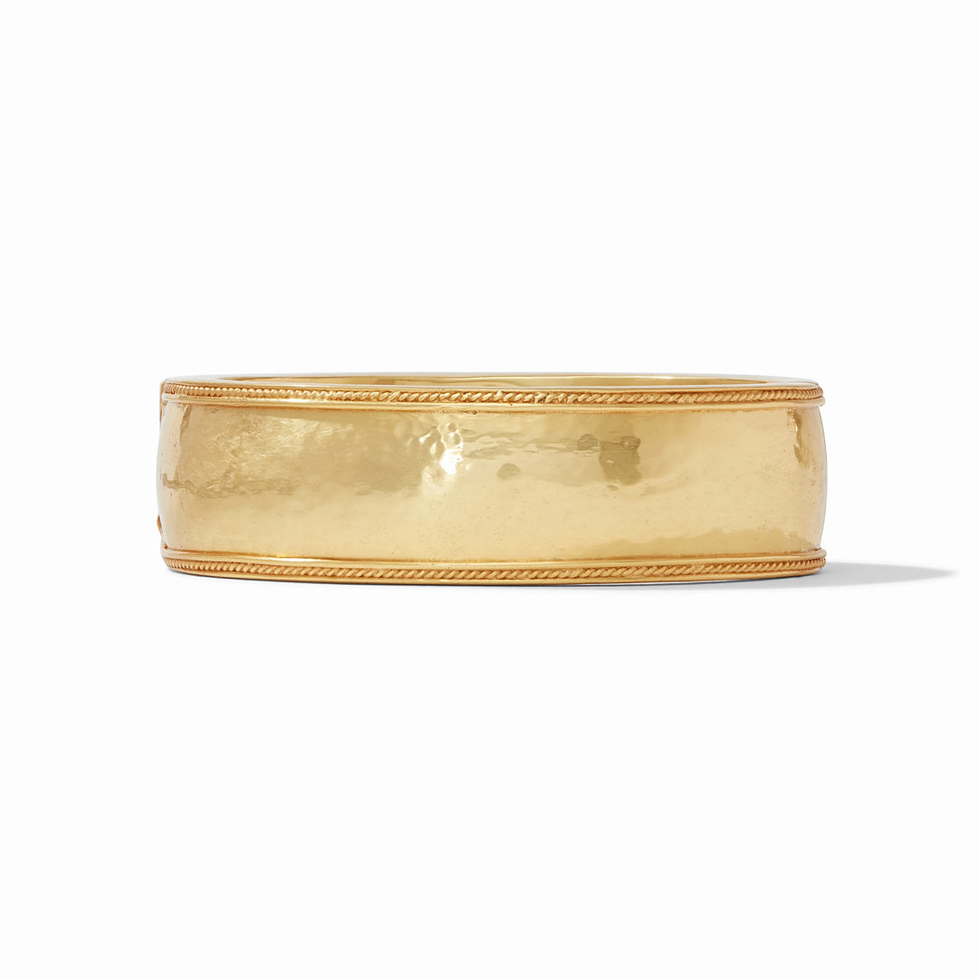 Cannes Statement Hinge Bangle (Gold)