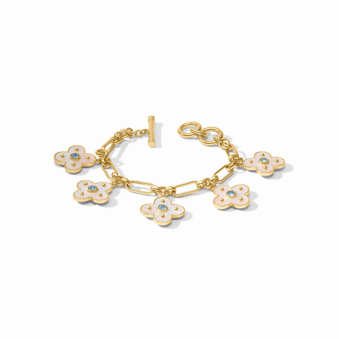 Portofino Stone Bangle Medium (Aqua Jade)