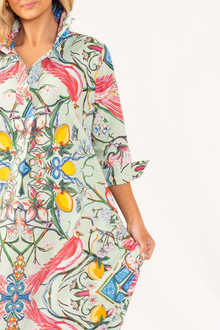 Shirt Dress Long (Mint Chinois)