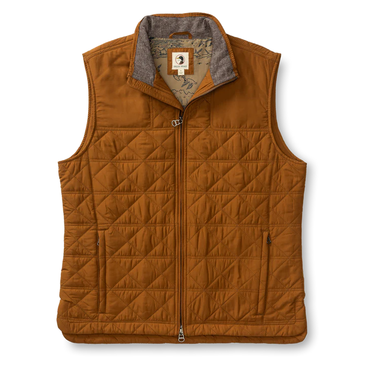 Fremont Performance Quilted Vest (Dark Amber)